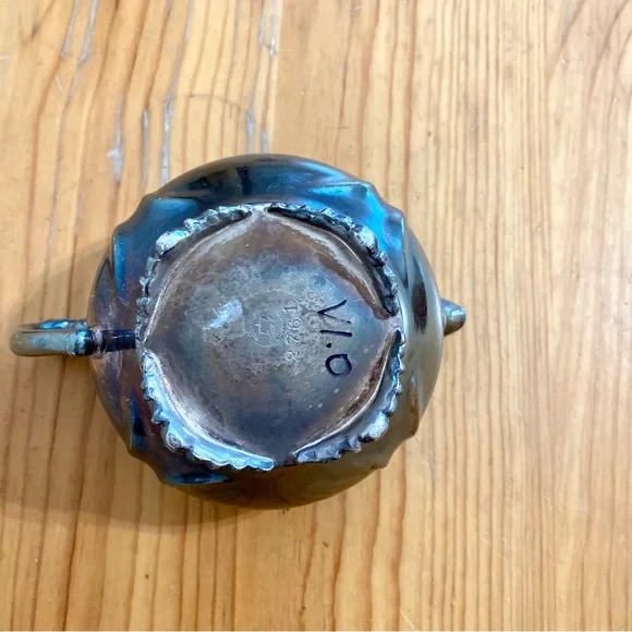 Vintage Silver Creamer Rockford Silver Plate Co. Antique Victorian Classic - Picture 6 of 7